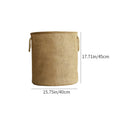 AshlynNest Jute Cylinder Hamper with Rope Handles