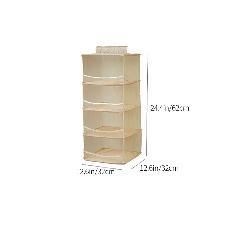AshlynNest 4-Shelf Mesh Hanging Closet Organizer