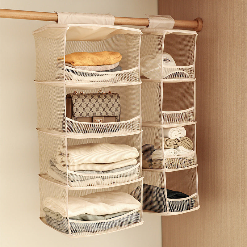 AshlynNest 4-Shelf Mesh Hanging Closet Organizer