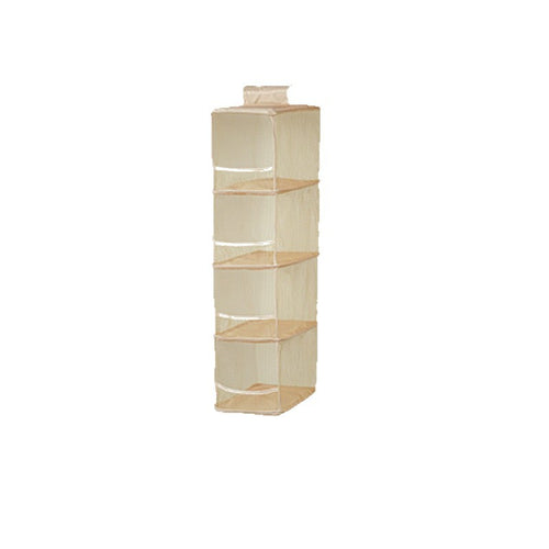 AshlynNest 4-Shelf Mesh Hanging Closet Organizer