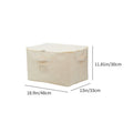 AshlynNest Heavy Canvas Shelf Bin with Webbing Handles