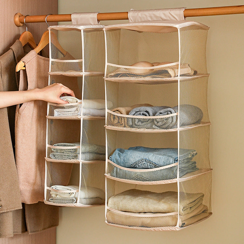 AshlynNest 4-Shelf Mesh Hanging Closet Organizer