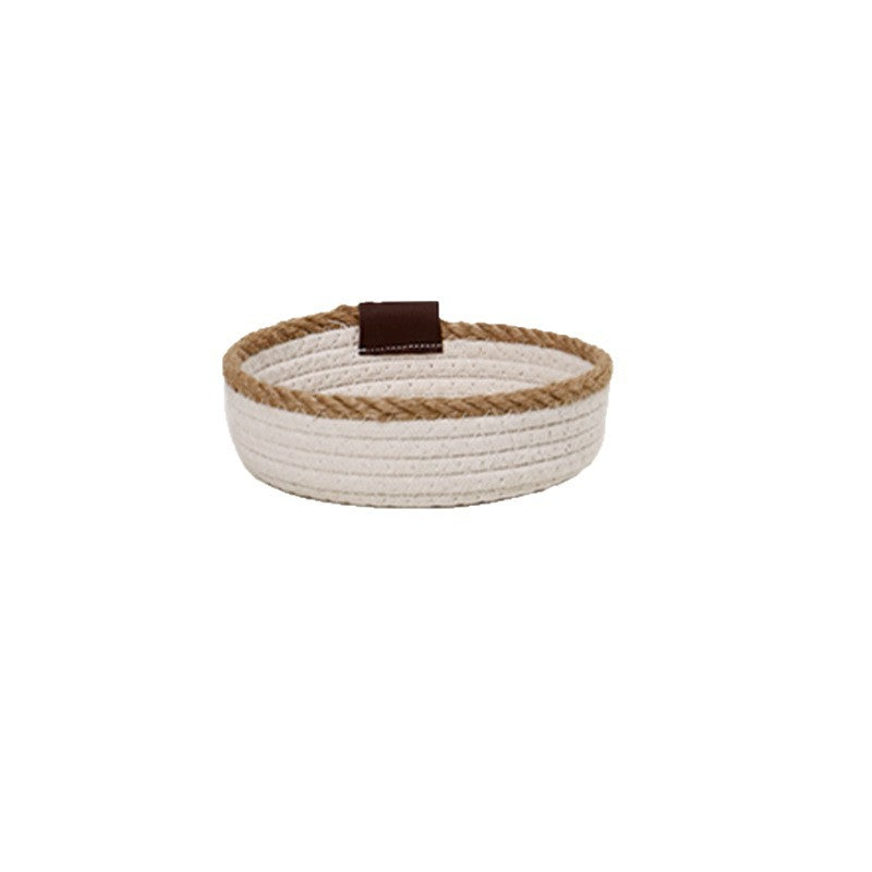 AshlynNest Cotton-Jute Rope Bowl Set of 3